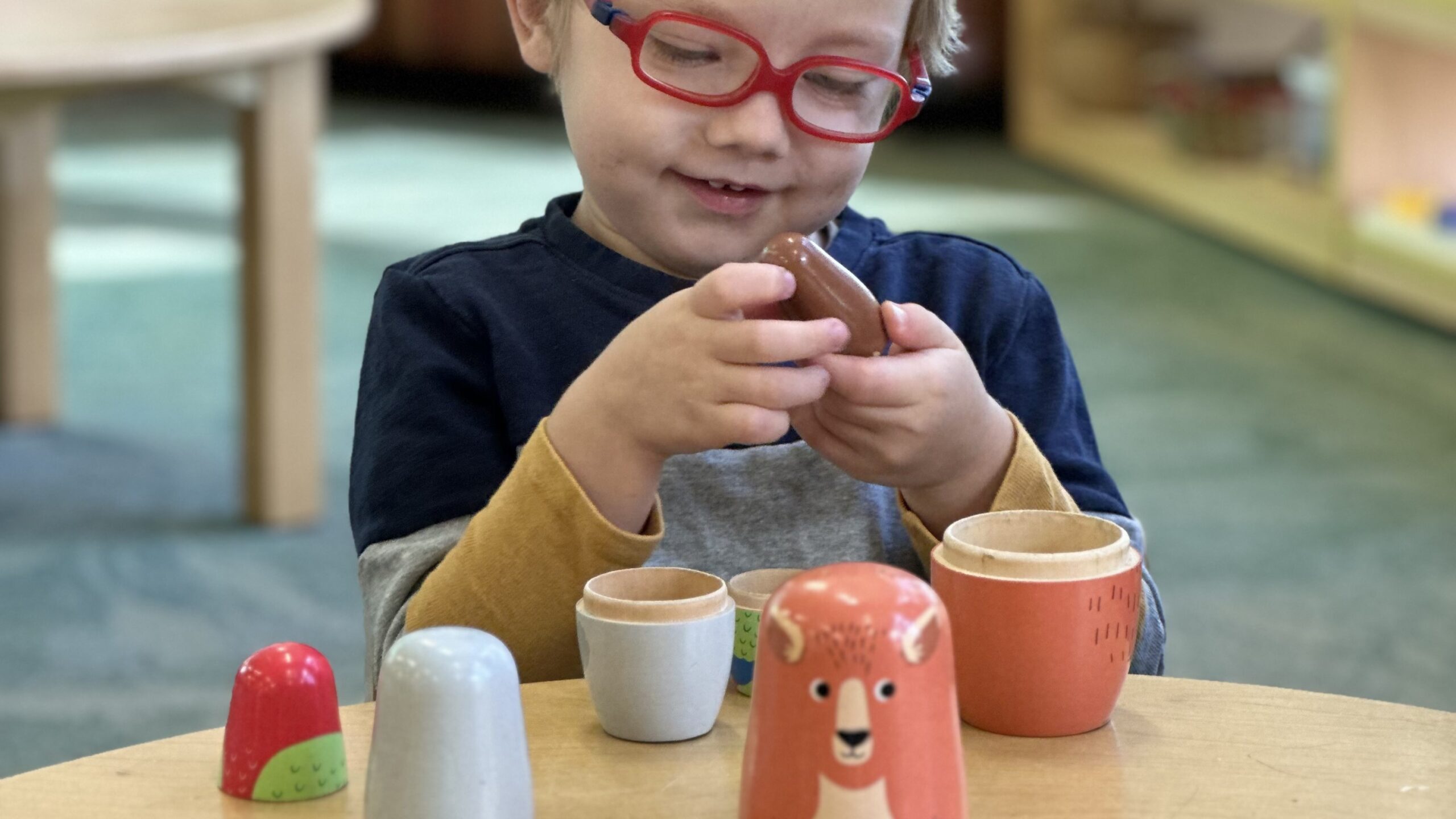 CMS Toddler learns with nesting doll