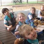 Pelican student enjoys Teddy Bears picnic